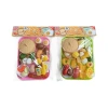 Children's role-playing toys, simulated food, barbecue, hot pot, fruit, cut-up, boys' hamburger, French fries, kitchen set Item Picture